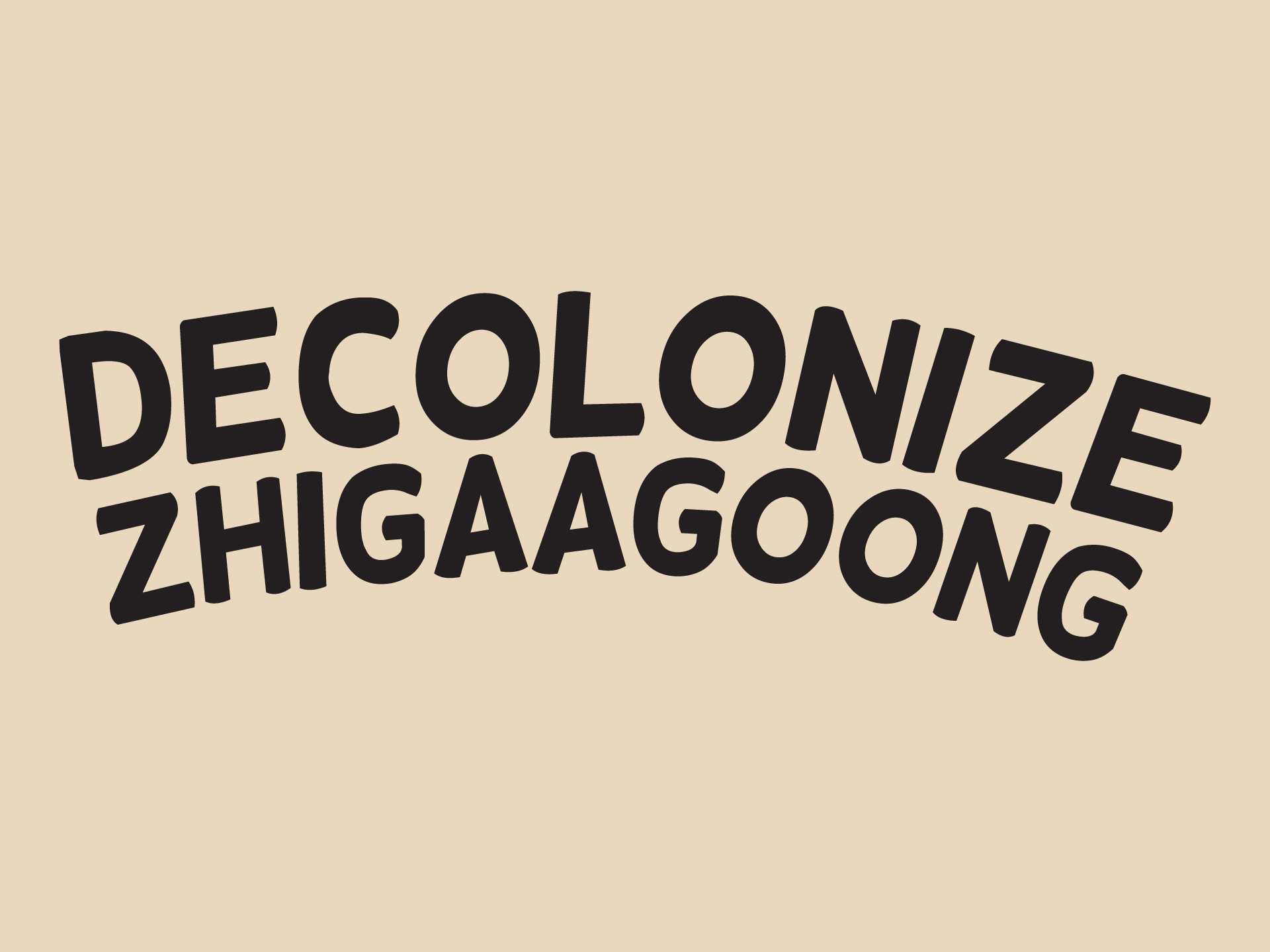 Release: Decolonize Zhigaagoong Sticker Set